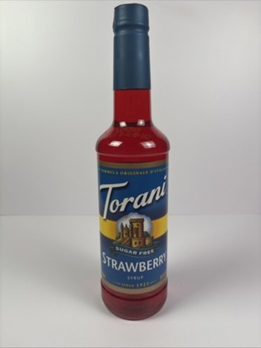 Torani Sugar-Free Strawberry Syrup 25.4fl oz for Coffee Sodas Lemonade Drinks